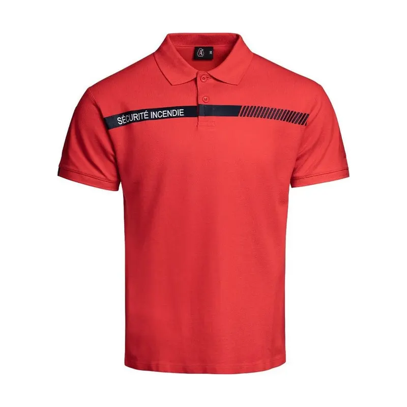 Polo Sécu-One sécurité incendie rouge