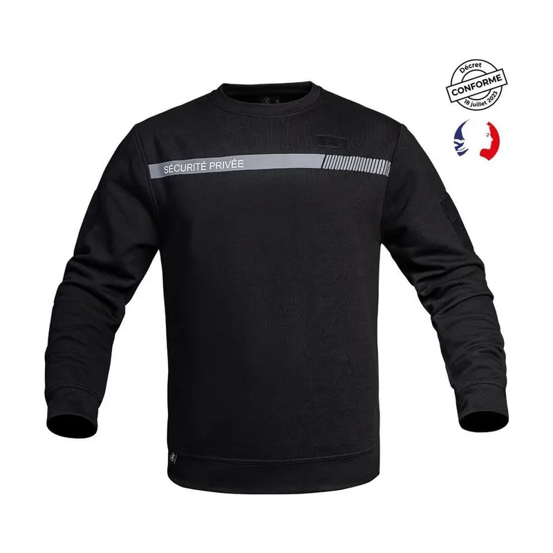 Sweat SÉCU-ONE Sécurité Privée noir