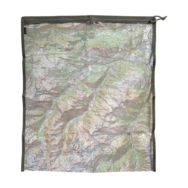 Porte-carte transparent Expédition vert olive