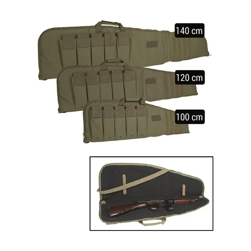 Housse Fusil avec sangle Kaki