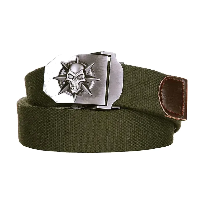 Ceinture en Tissu Skull