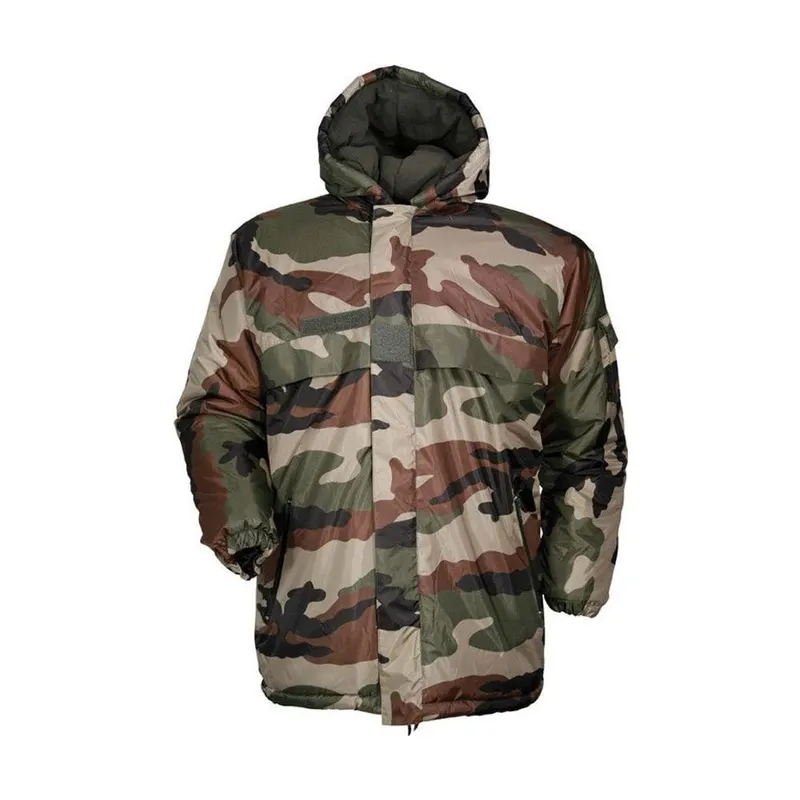 Coupe vent fourré enfant camo