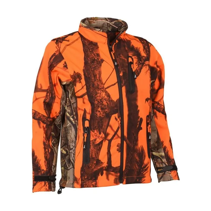 BLOUSON CHASSE SOFTSHELL GHOSTCAMO ENFANT