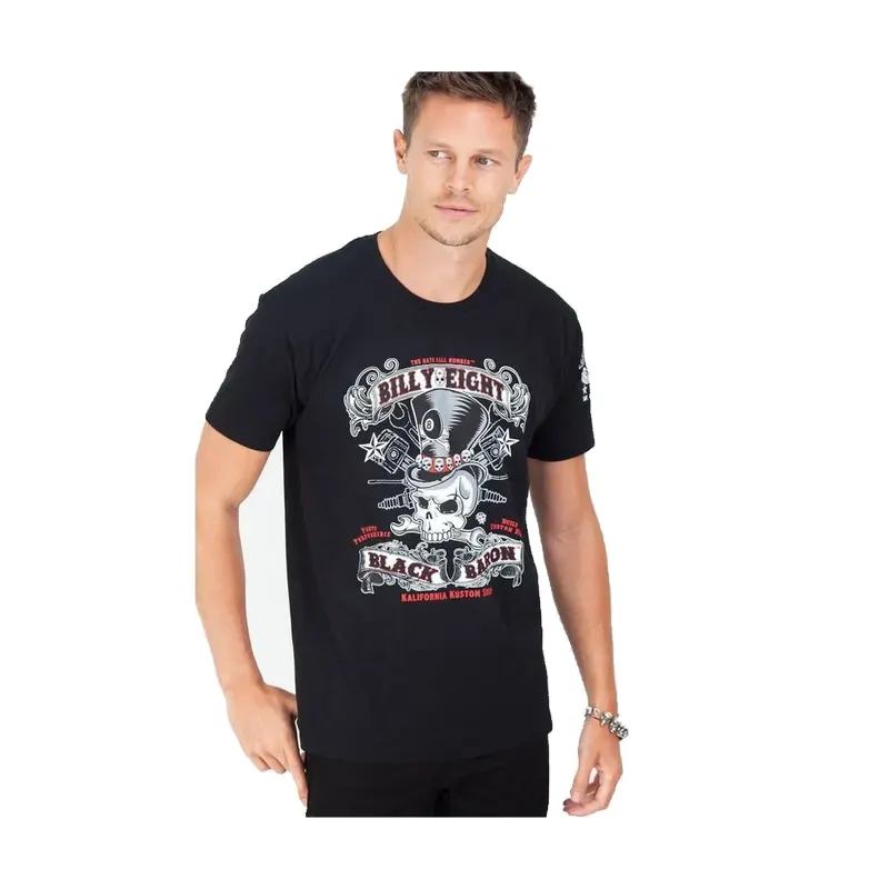 T-shirt Billy Eight Black Baron