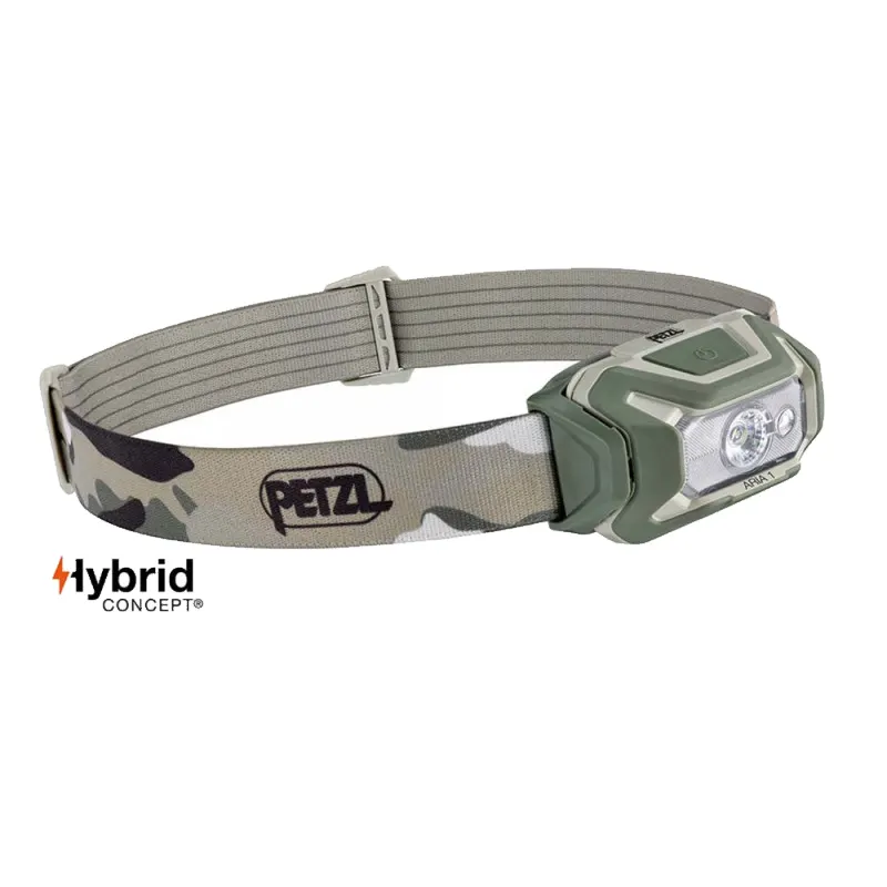 Lampe frontale Hybrid éclairage 4 couleurs Aria 1 camo fr/ce - 350 Lumens